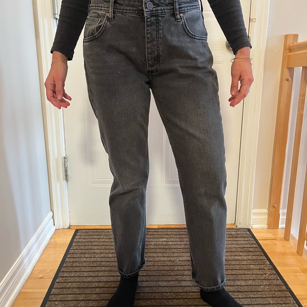 Mom grey Jean